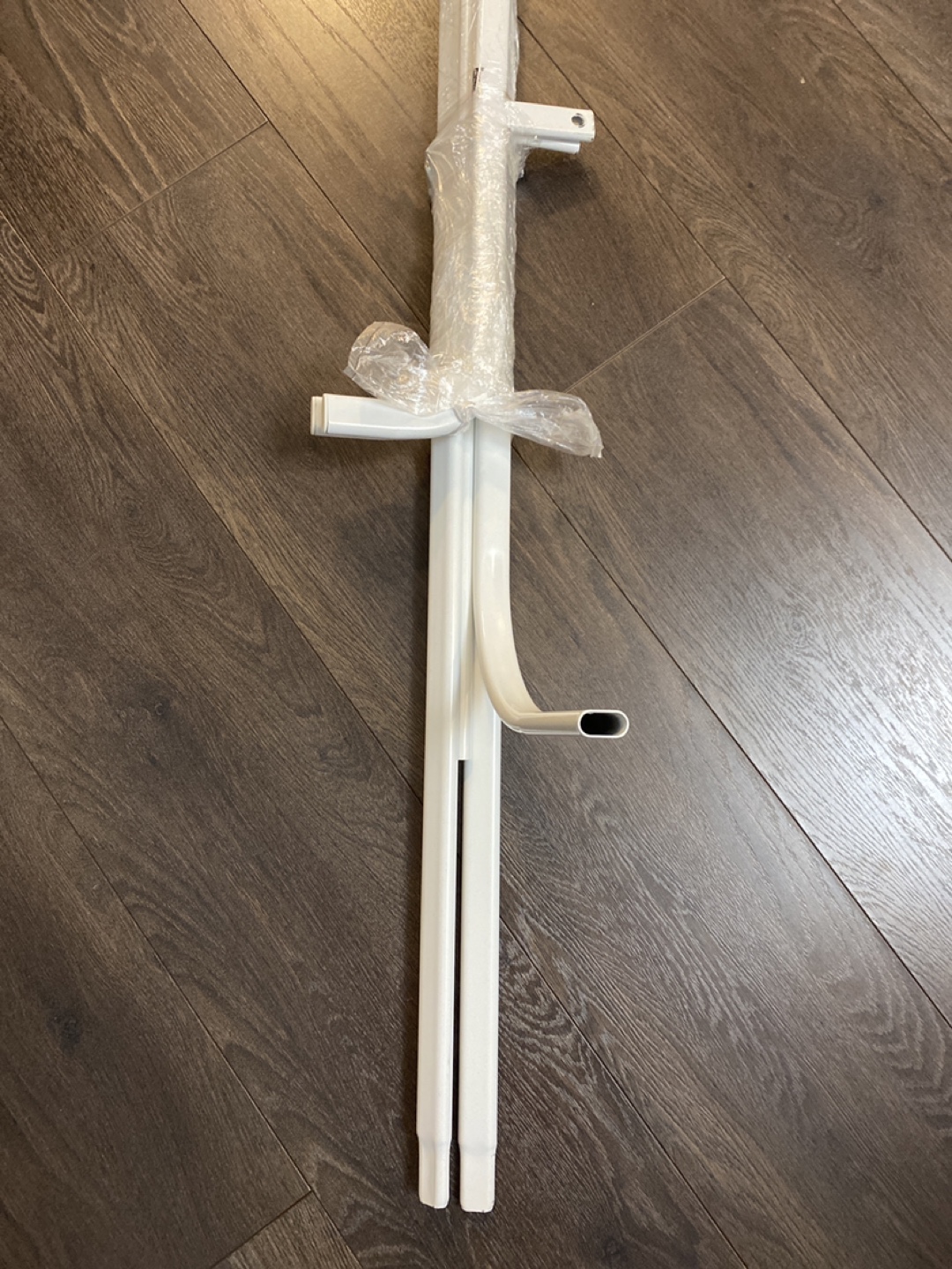 IKEA White Metal Clothing Rack - photo 3