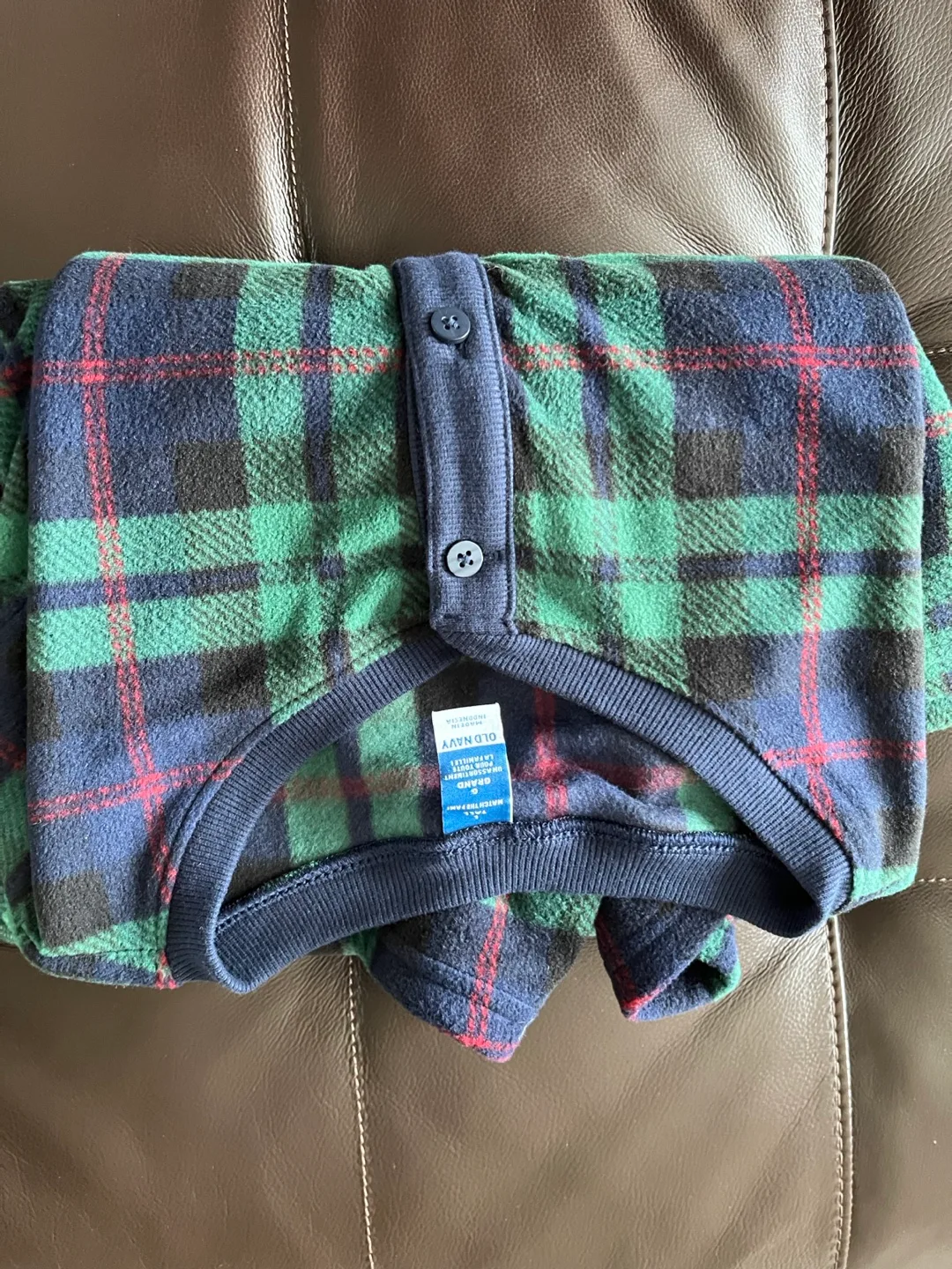 Old Navy Green Plaid Onesie/ New image indicator(5)