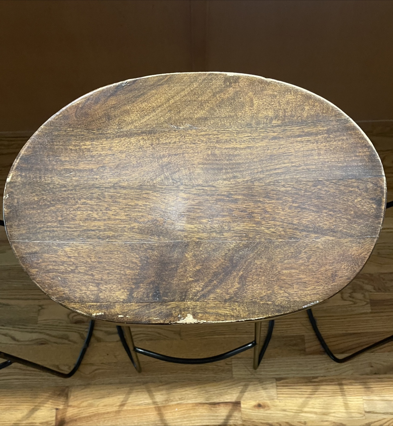 Set of 4 Wooden/ Metal Bar Stools - photo 2