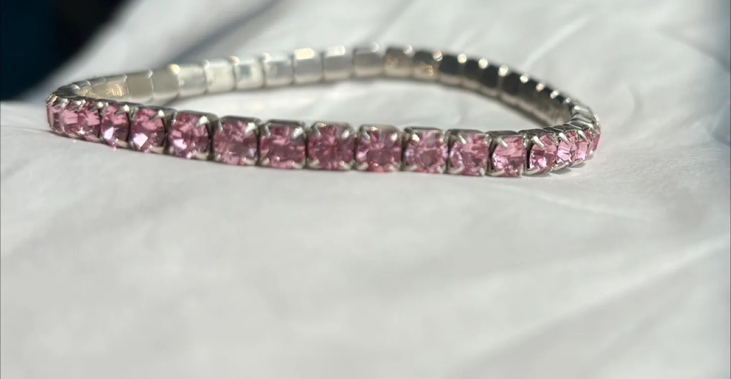 Swarovski Pink Crystals Bracelet image indicator(6)