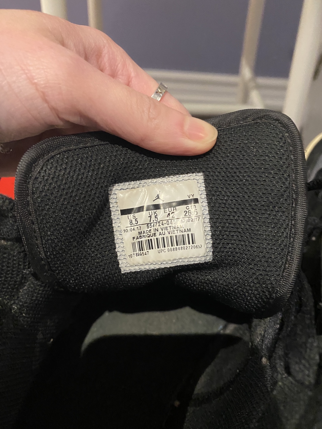 Air Jordan 1 Mid Black/Dark Grey - photo 3
