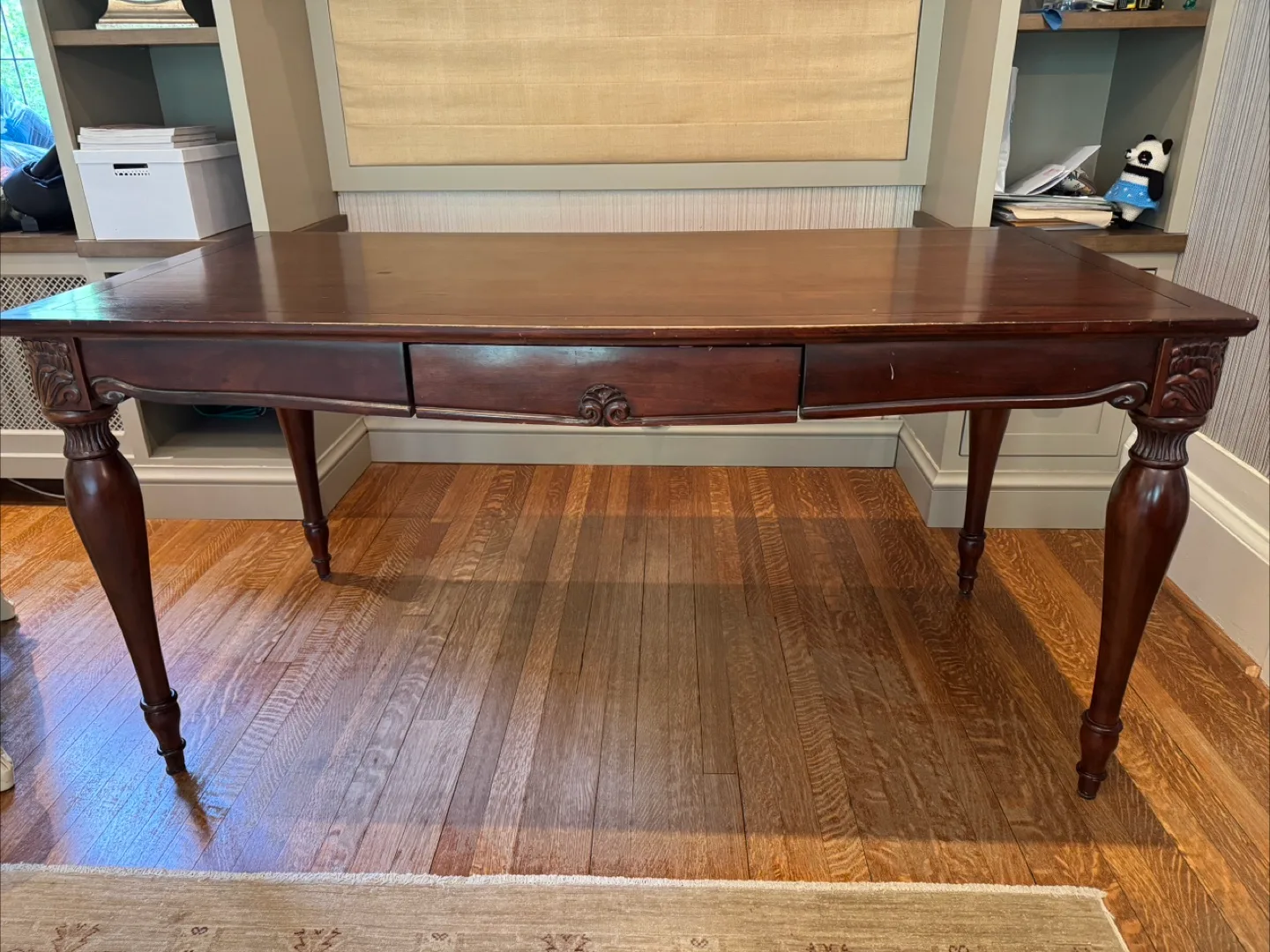 Wooden Writing Desk / Table with a Drawer thumbnail