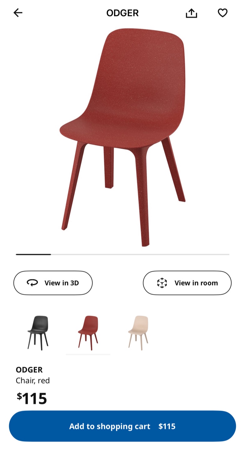 ODGER Red Chair - photo 3