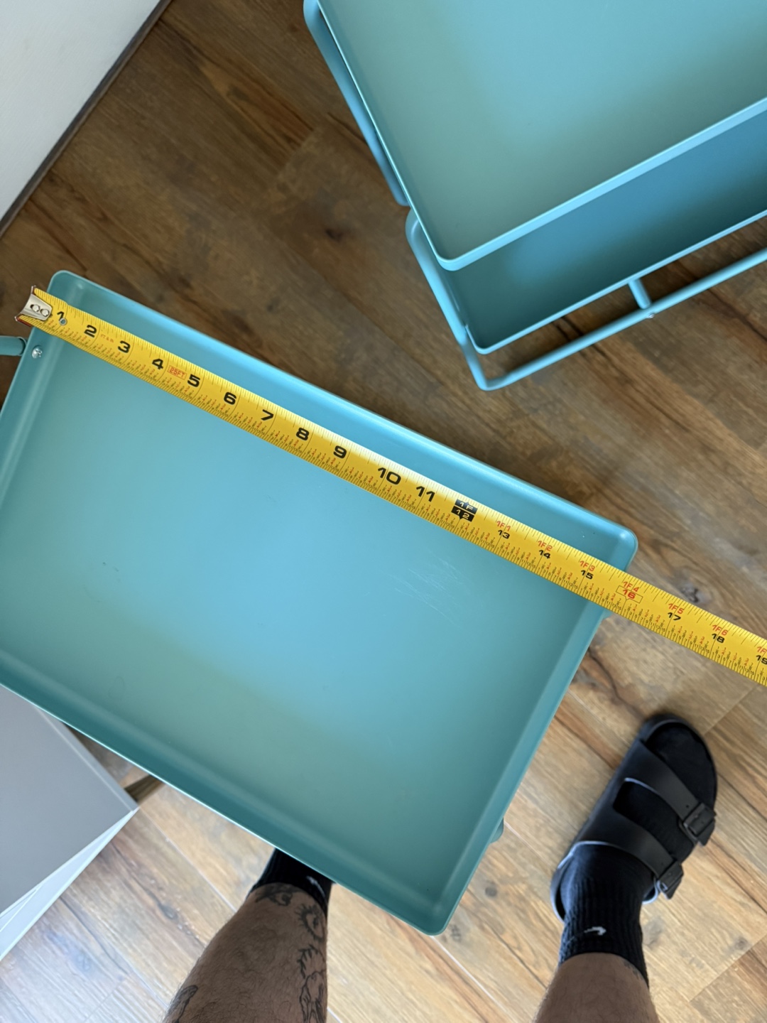 Pair of Teal 2-Tiered Side Tables - IKEA - photo 4