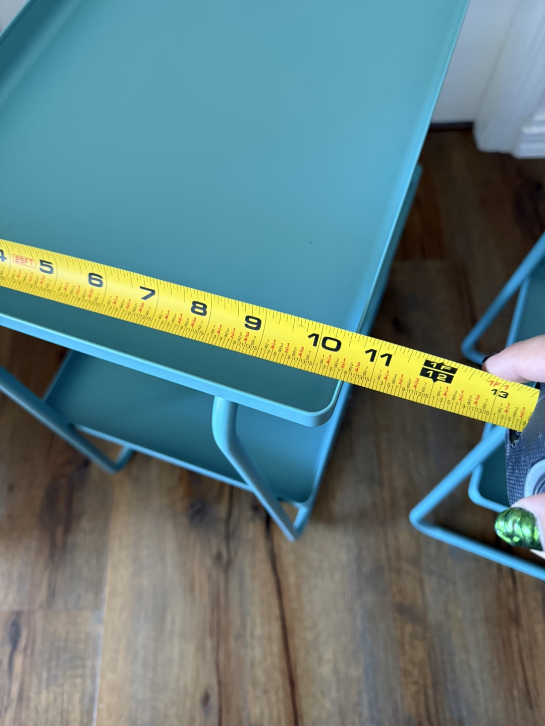 Pair of Teal 2-Tiered Side Tables - IKEA - photo 2