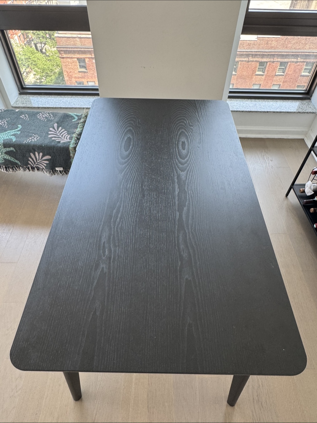 IKEA lisabo Black Dining Table (1 year use) - photo 4
