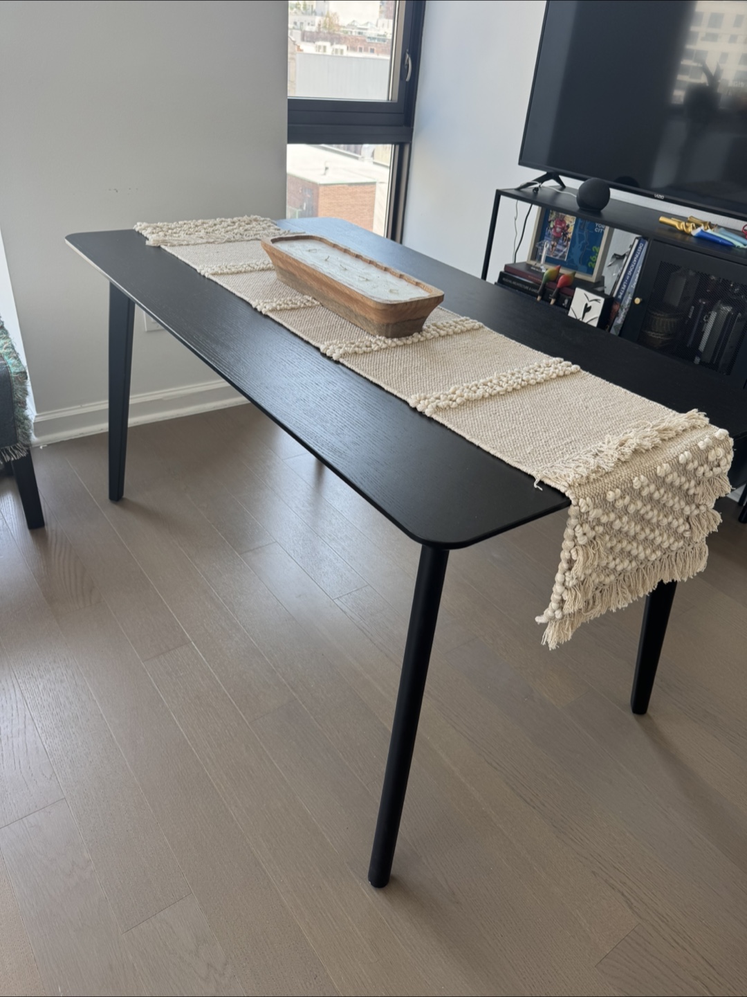 IKEA lisabo Black Dining Table (1 year use) - photo 3