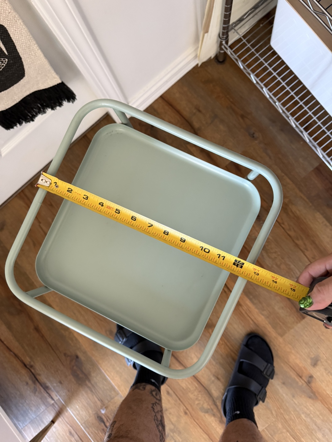 Mint Green Metal Side Table - Ikea - photo 2