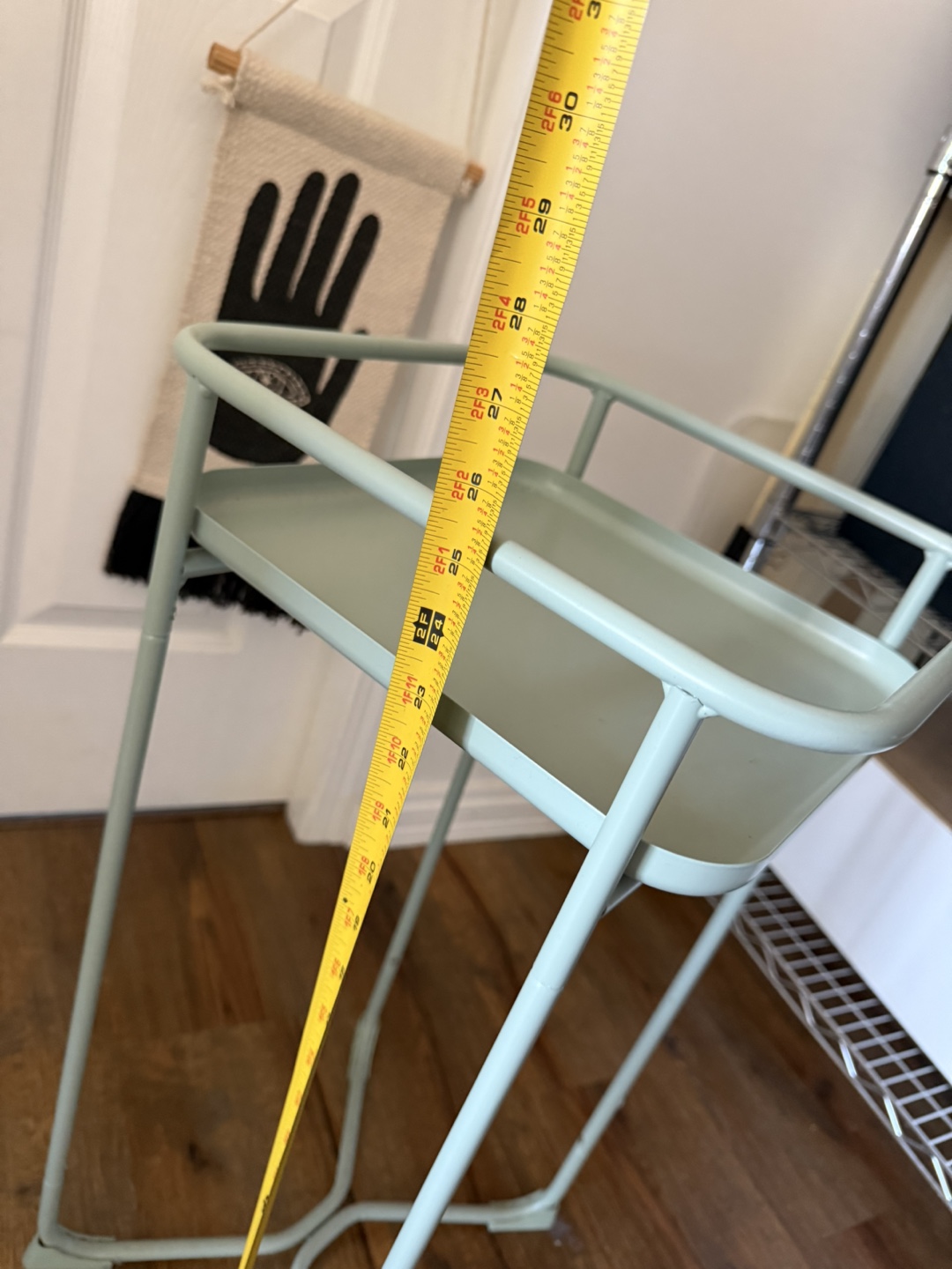 Mint Green Metal Side Table - Ikea - photo 4