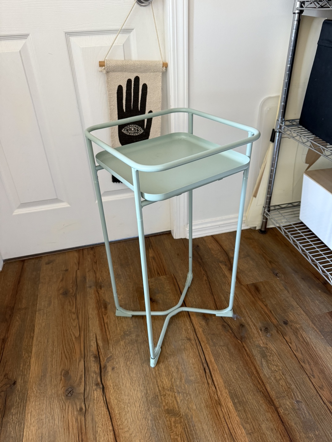 Mint Green Metal Side Table - Ikea