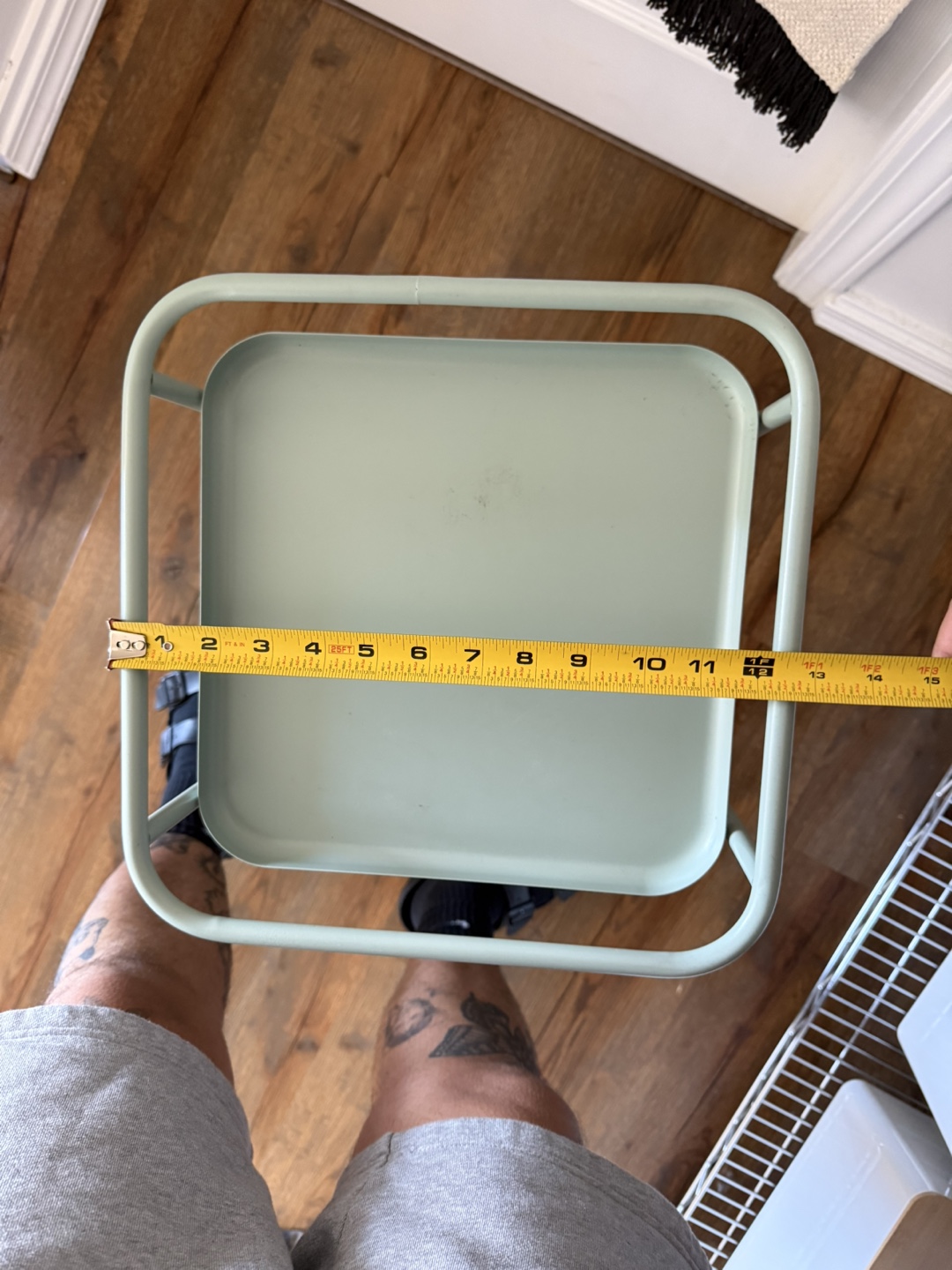Mint Green Metal Side Table - Ikea - photo 3