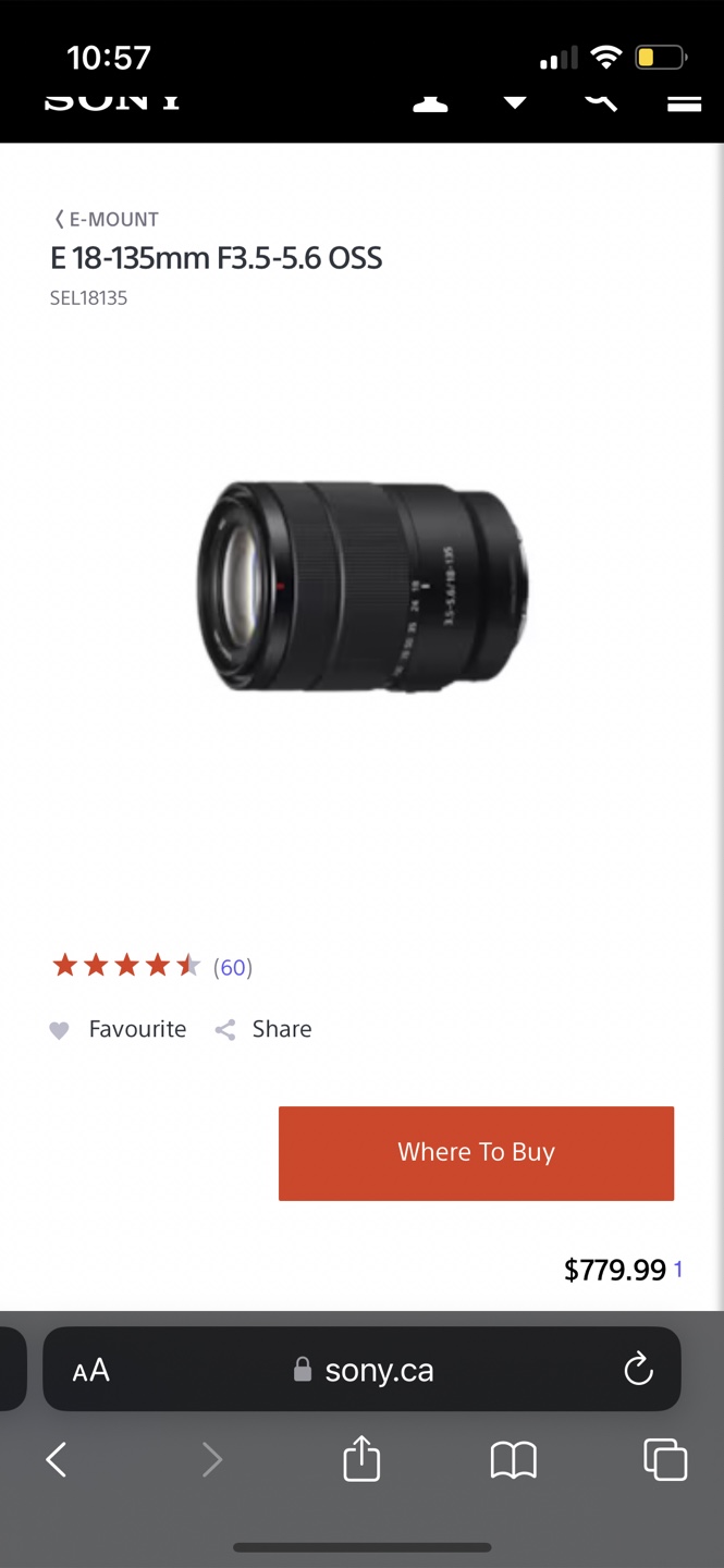 Sony E-Mount 18-135mm F3.5-5.6 OSS Lens - photo 3