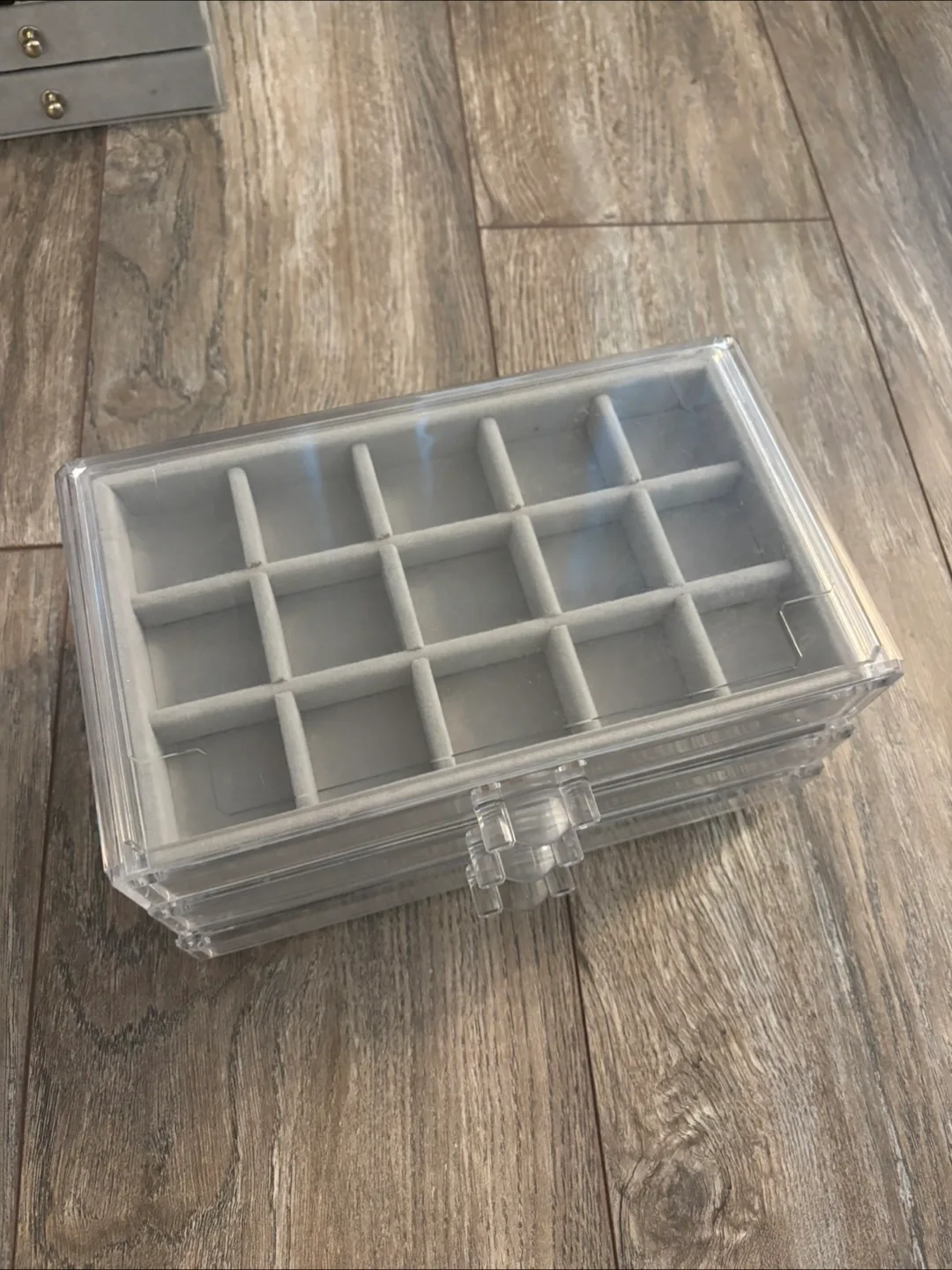 Moving Sale - Acrylic Clear Jewelry Organizer Drawer thumbnail