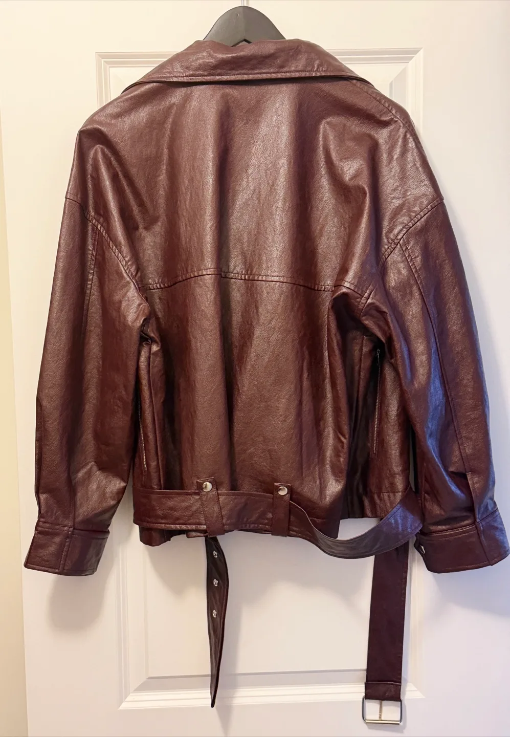 Oak + Fort Faux Leather Jacket image indicator(3)