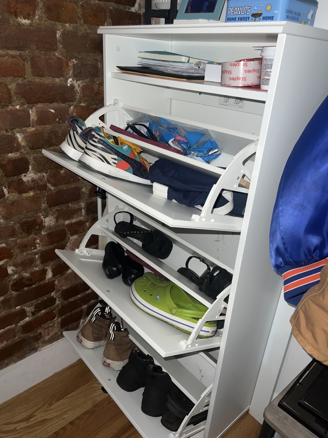 White Shoe Cabinet - photo 2