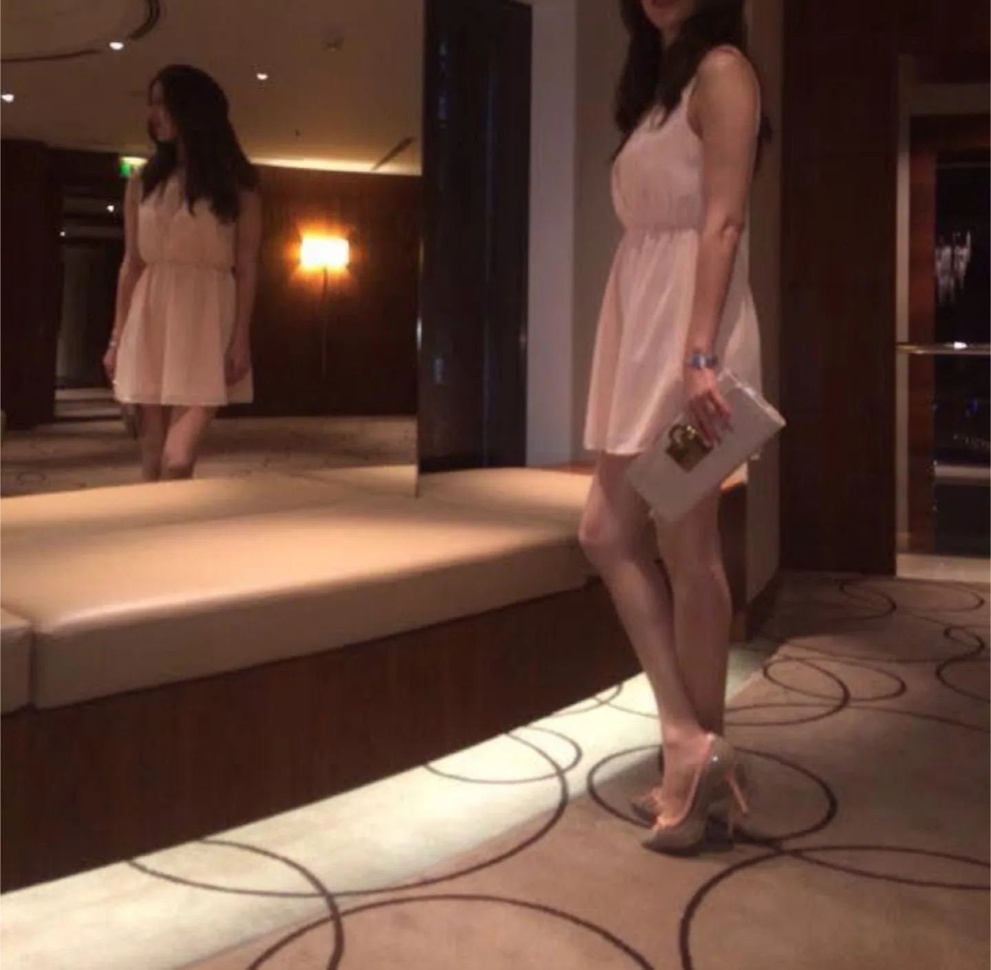 Forever 21 Peach Dress image indicator(6)