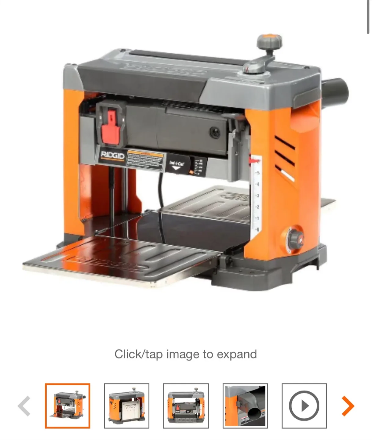 RIDGID 15 Amp Corded 13-Inch Thickness Planer Model # R4330 thumbnail