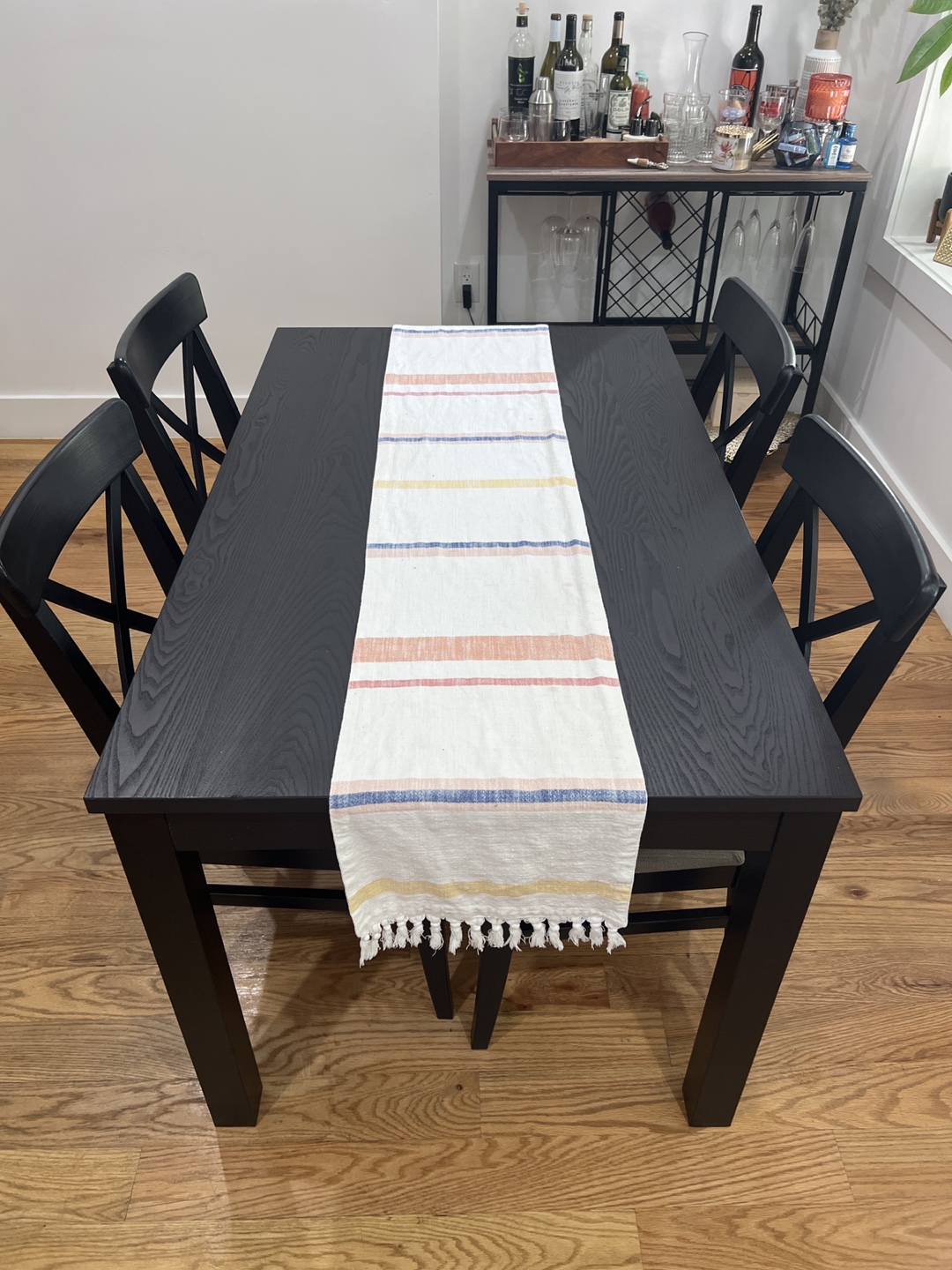 Expanding Dining Table and Chairs Set - photo 2