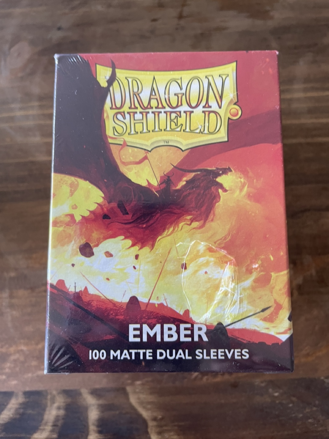 Dragon Shield Card Sleeves - Jet & Ember - photo 3