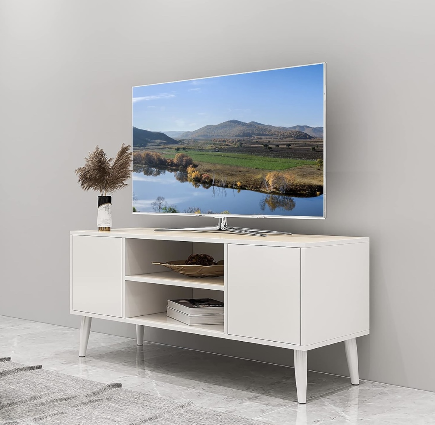 White TV Stand