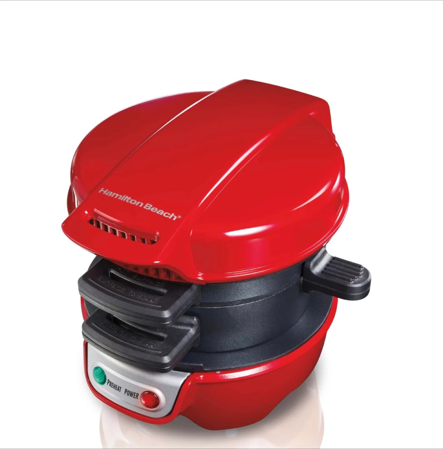 Breakfast Sandwich Maker, Red thumbnail