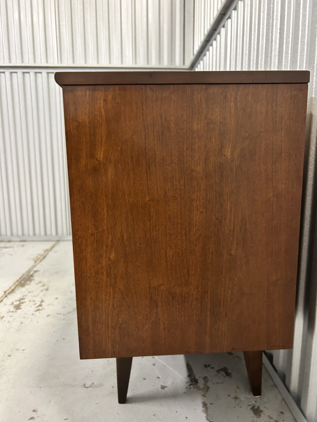 Vintage Mid-Century Peppler's Hanover Line Solid Walnut Dresser - photo 4