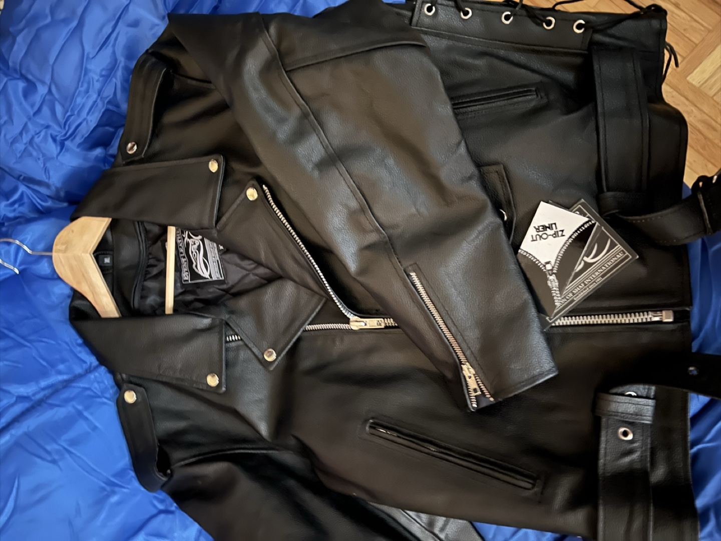 Event Leather Motorcycle Jacket - photo 3