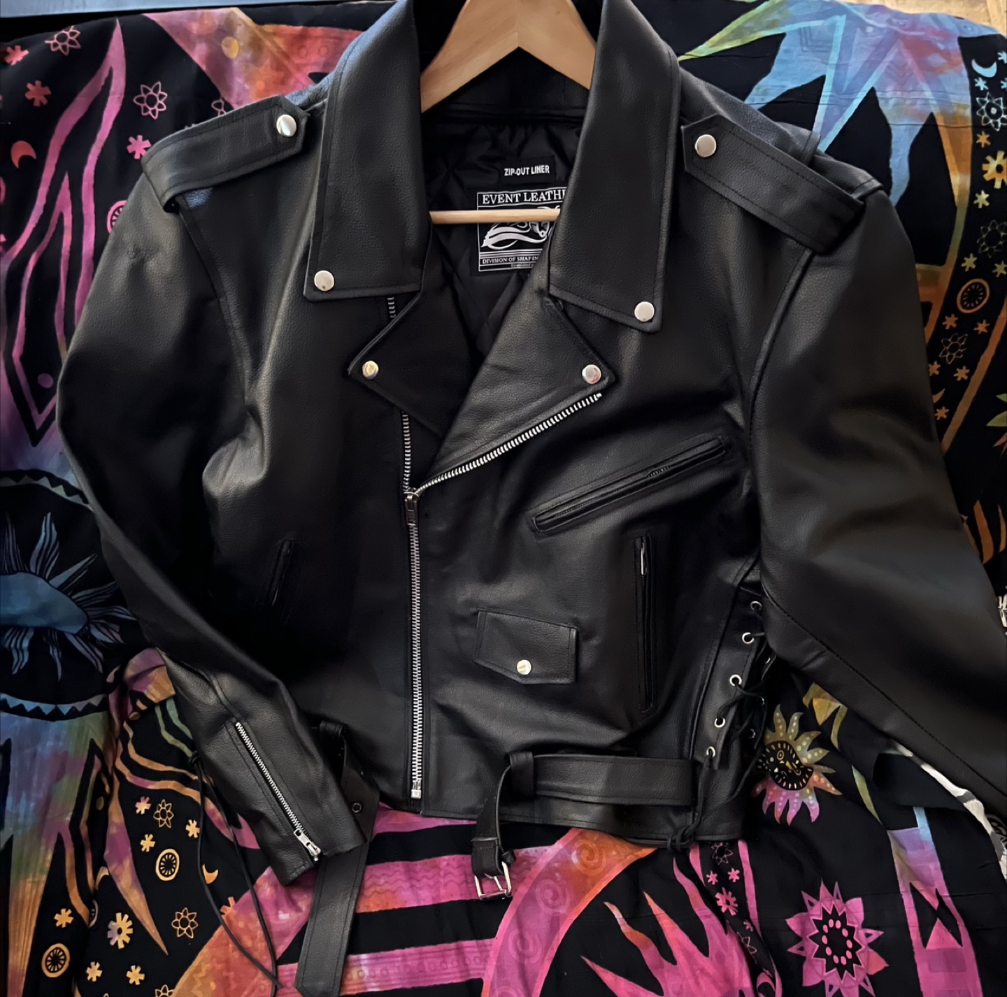 Event Leather Motorcycle Jacket