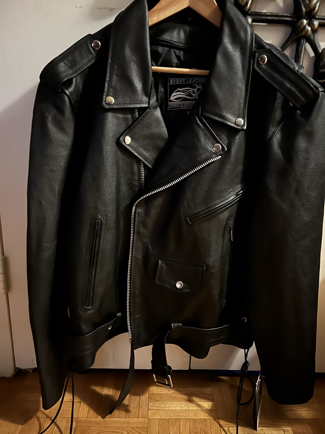 Event Leather Motorcycle Jacket - photo 2