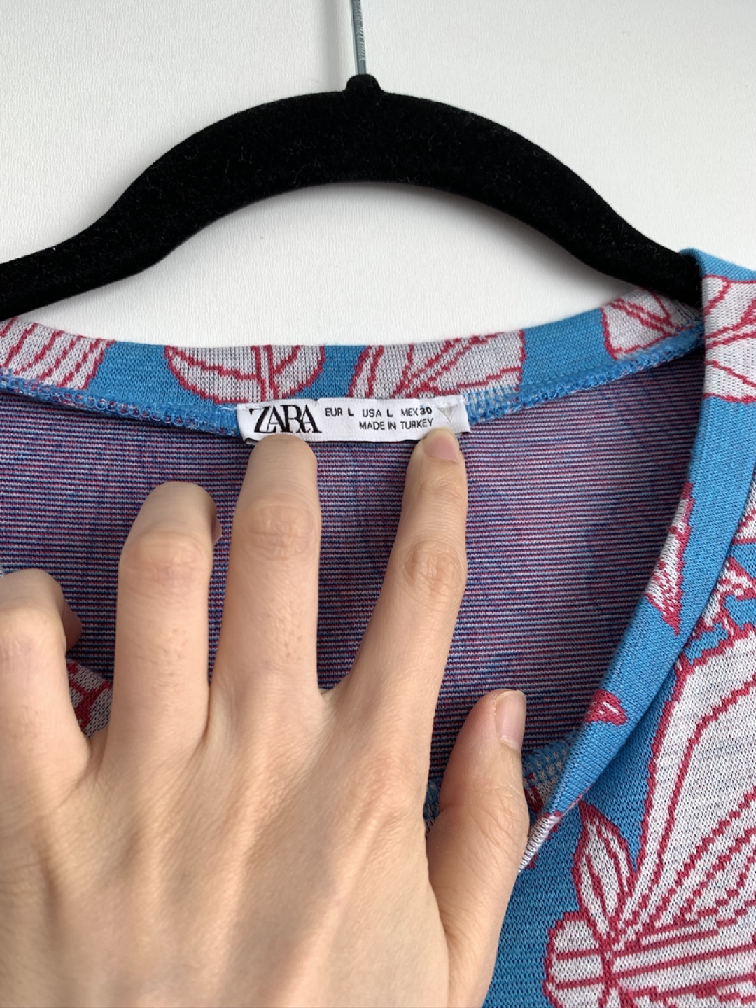 Floral Printed Dress - Size L - photo 2