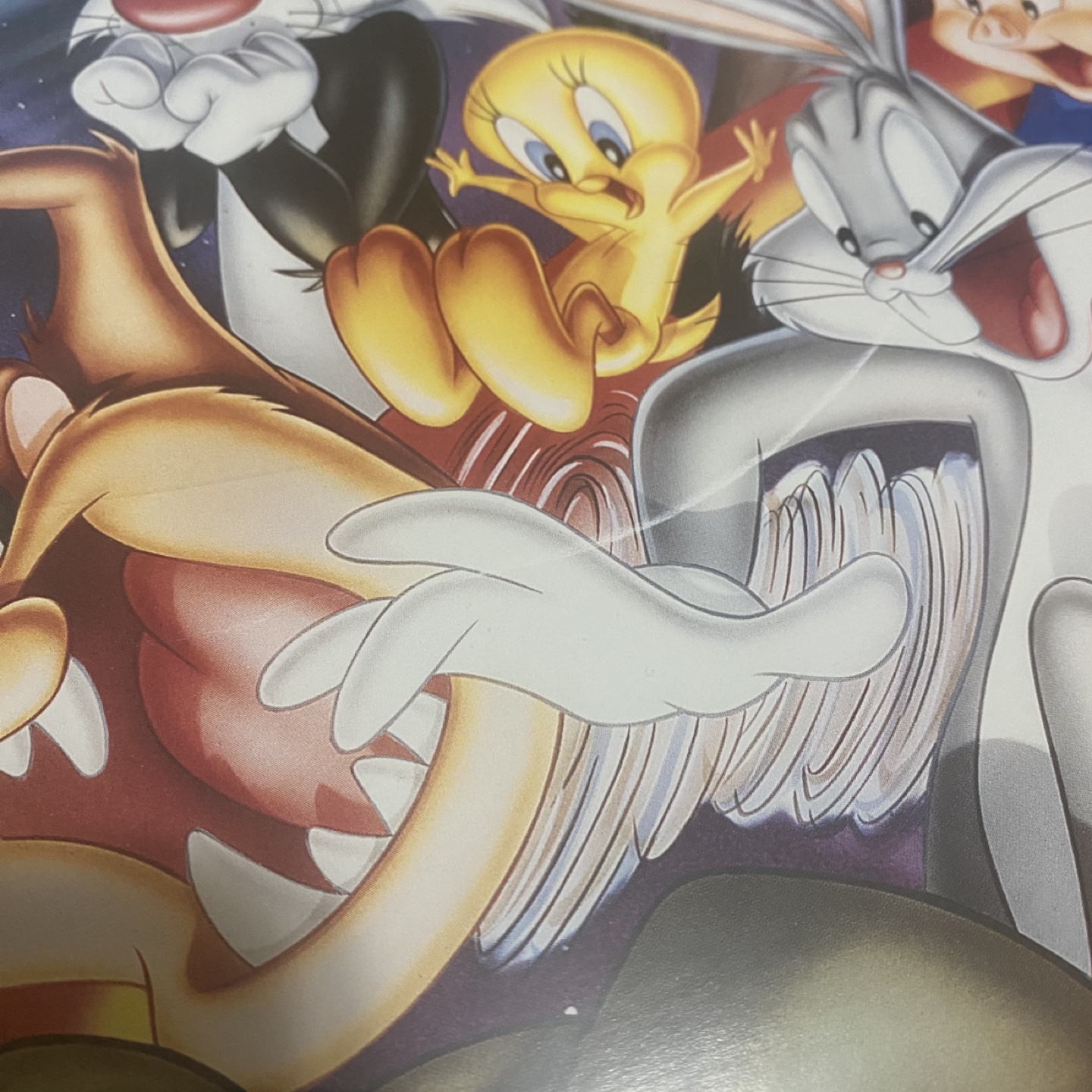 1996 Space Jam Movie Poster Framed - photo 4
