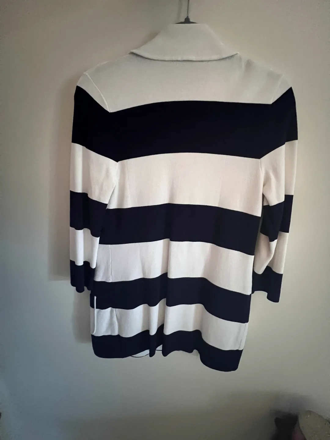 Striped Knit Sweater Coat image indicator(3)