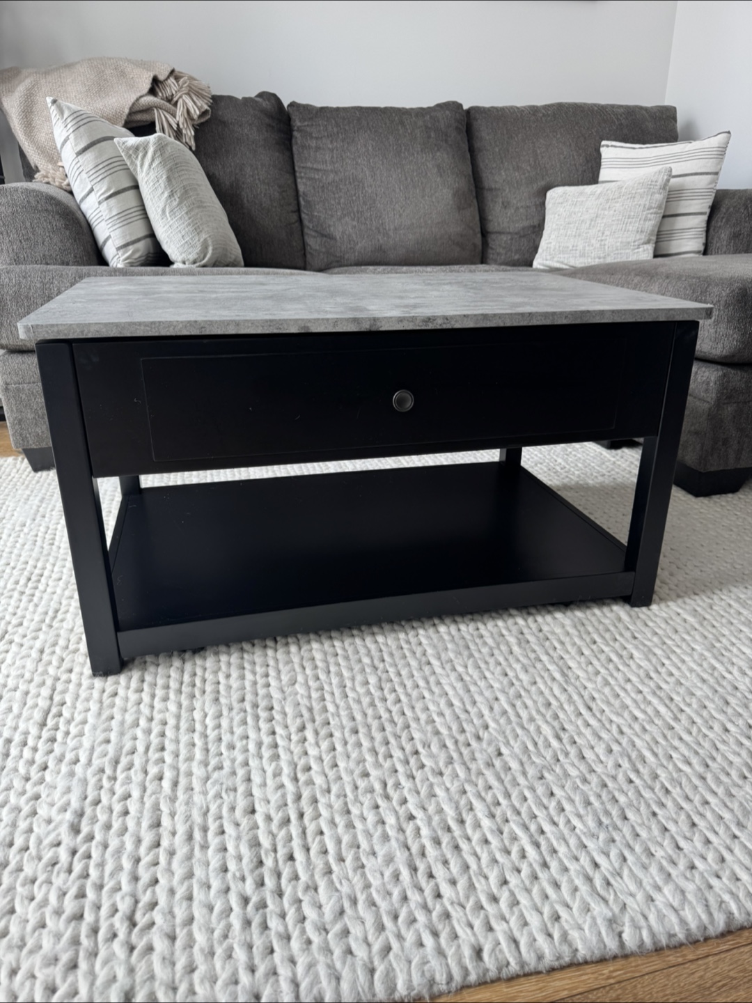 Lift Top Coffee Table with Storage - photo 2