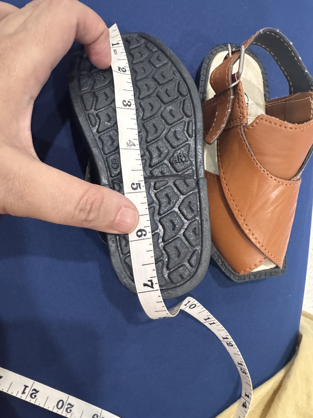 Brown Leather Peshawari Sandals - photo 3