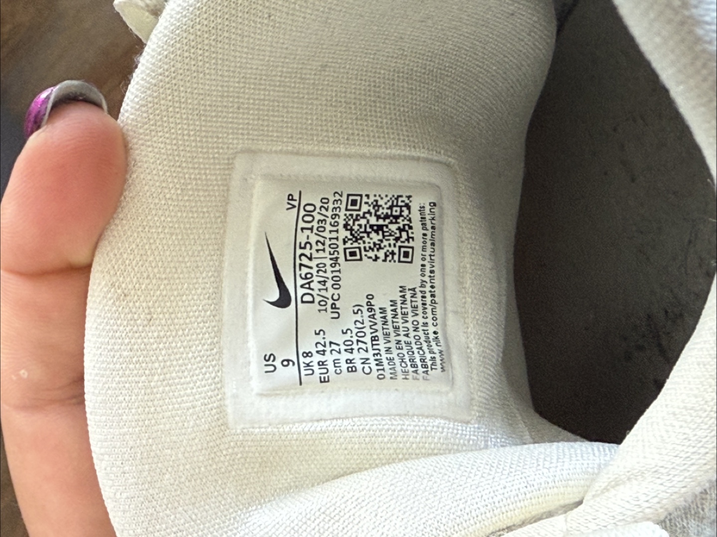 Nike Beige Sneakers - US 9 - photo 3