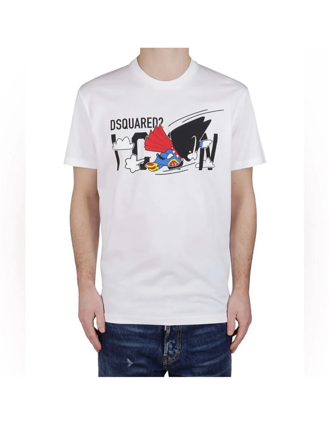 DSQUARED2 ICON White Tee - Size M thumbnail