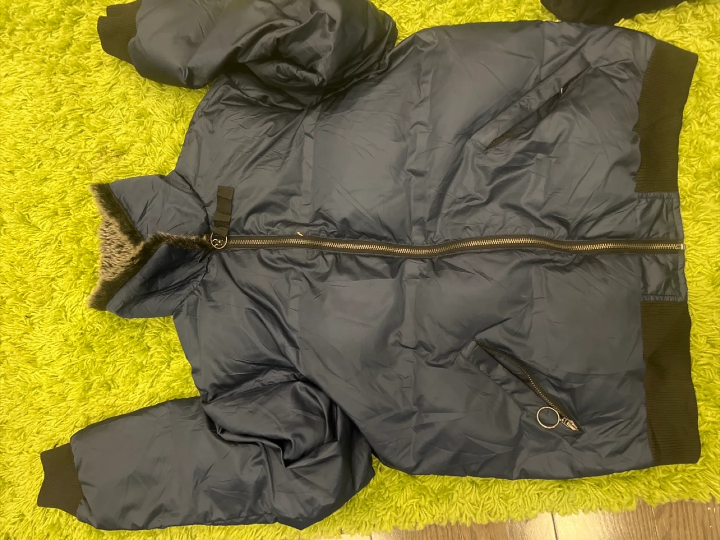 Primark Blue Puffer Jacket thumbnail