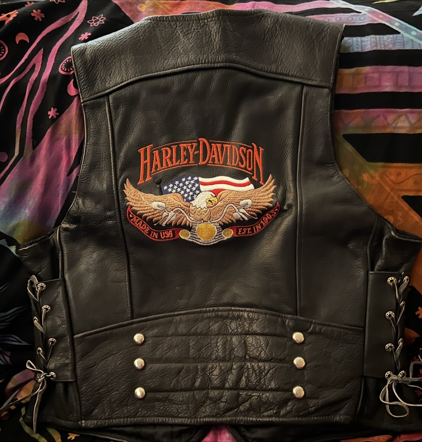 Harley Davidson Leather Vest