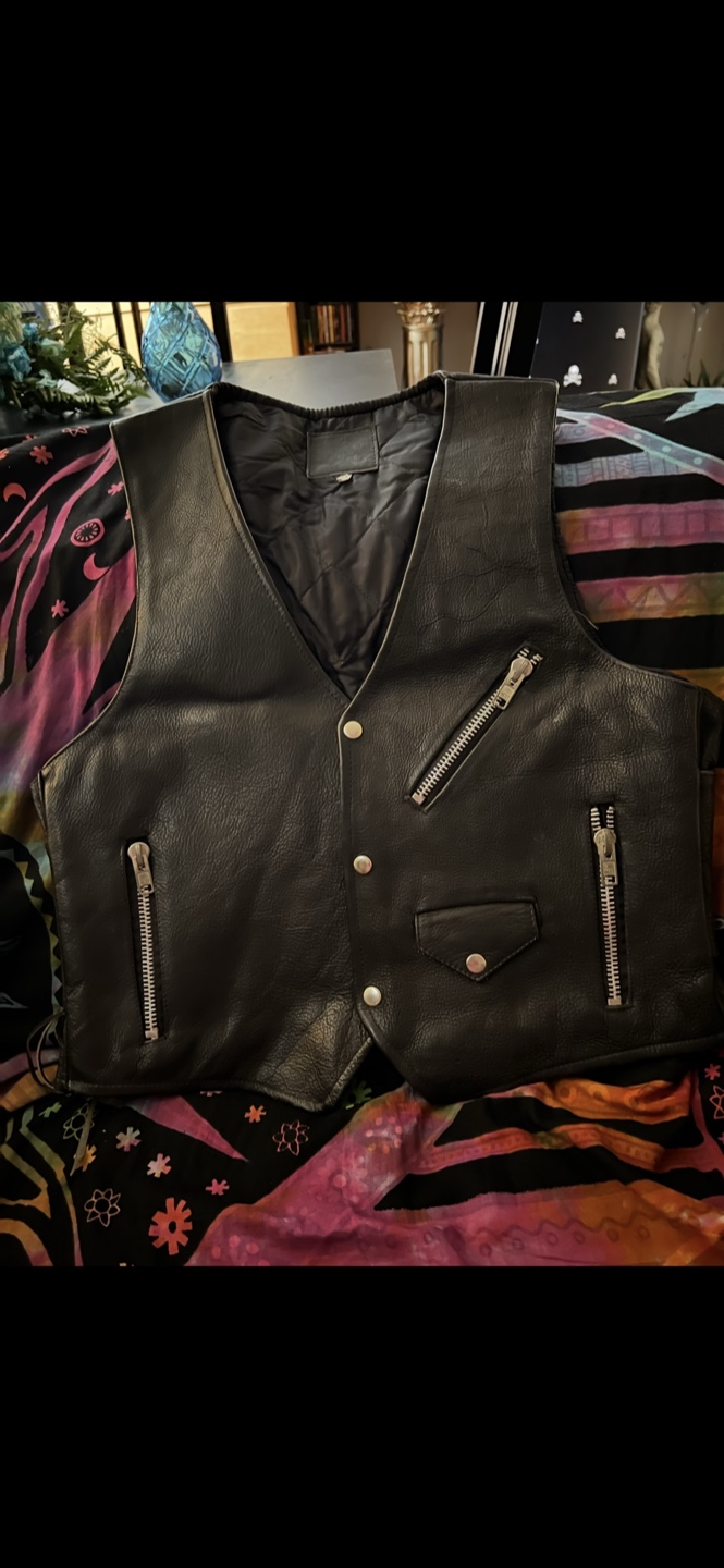 Harley Davidson Leather Vest - photo 2