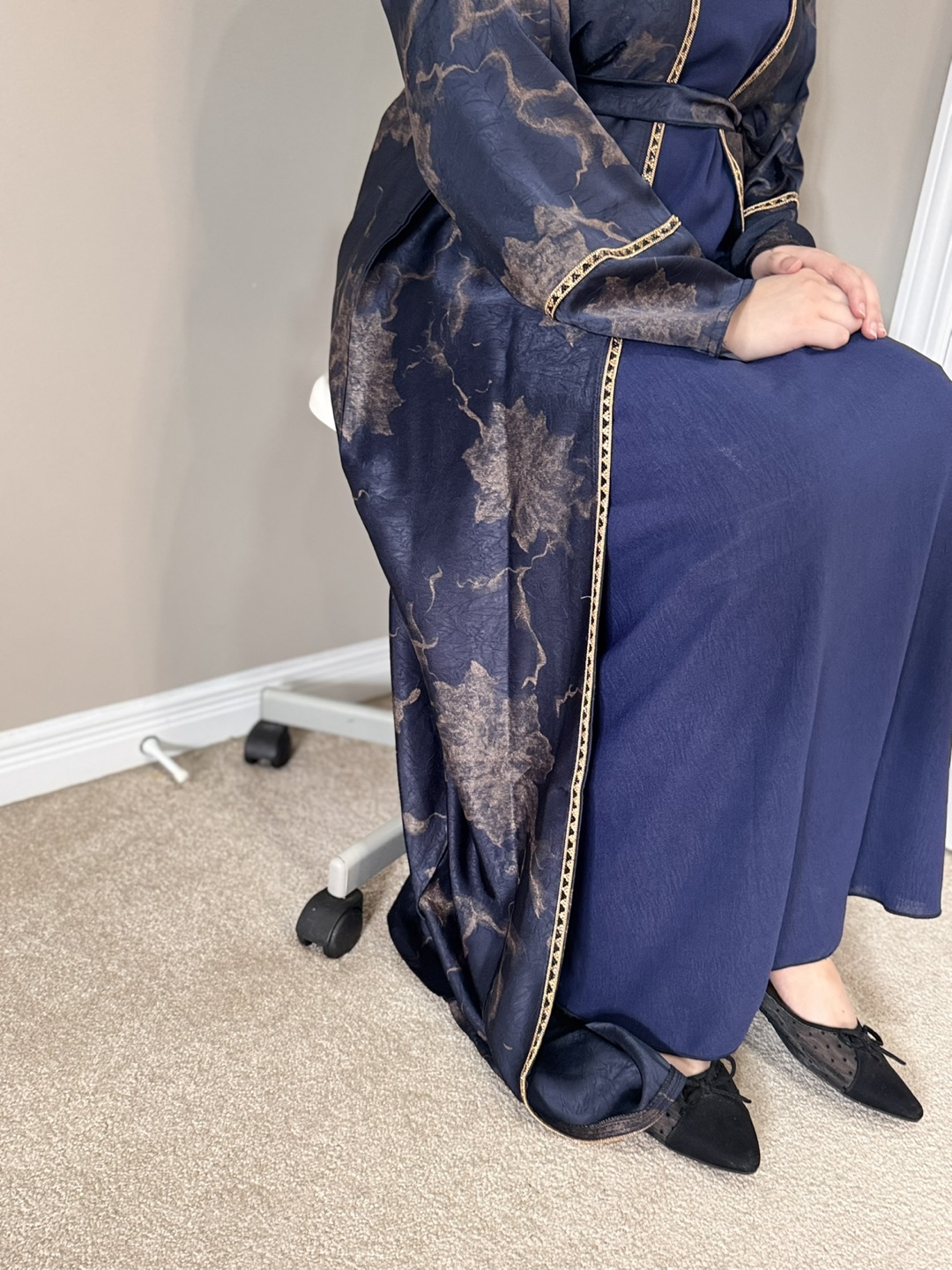 Elegant blue Two-Piece Outfit