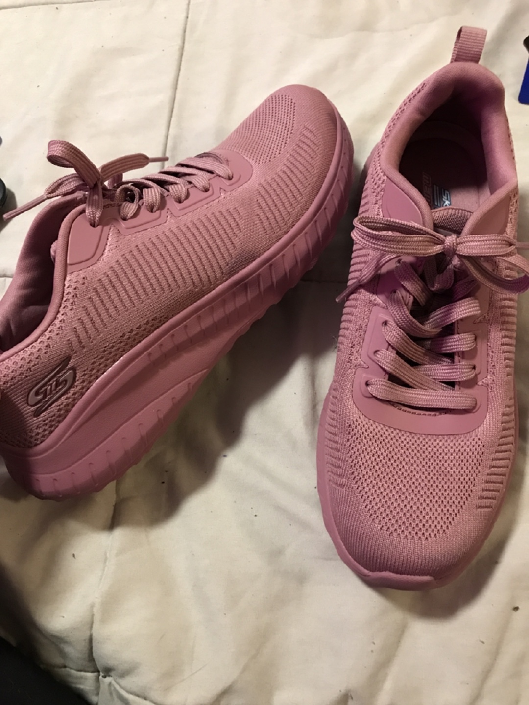 Raspberry Pink Skechers Bobs Squad - Women's 8.5