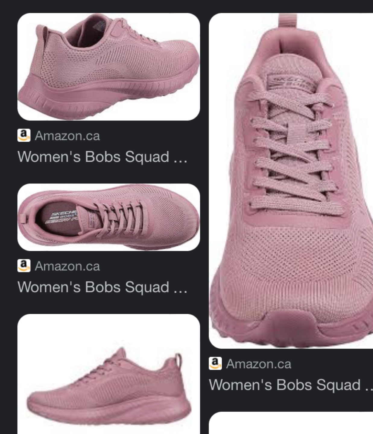 Raspberry Pink Skechers Bobs Squad - Women's 8.5 - photo 2