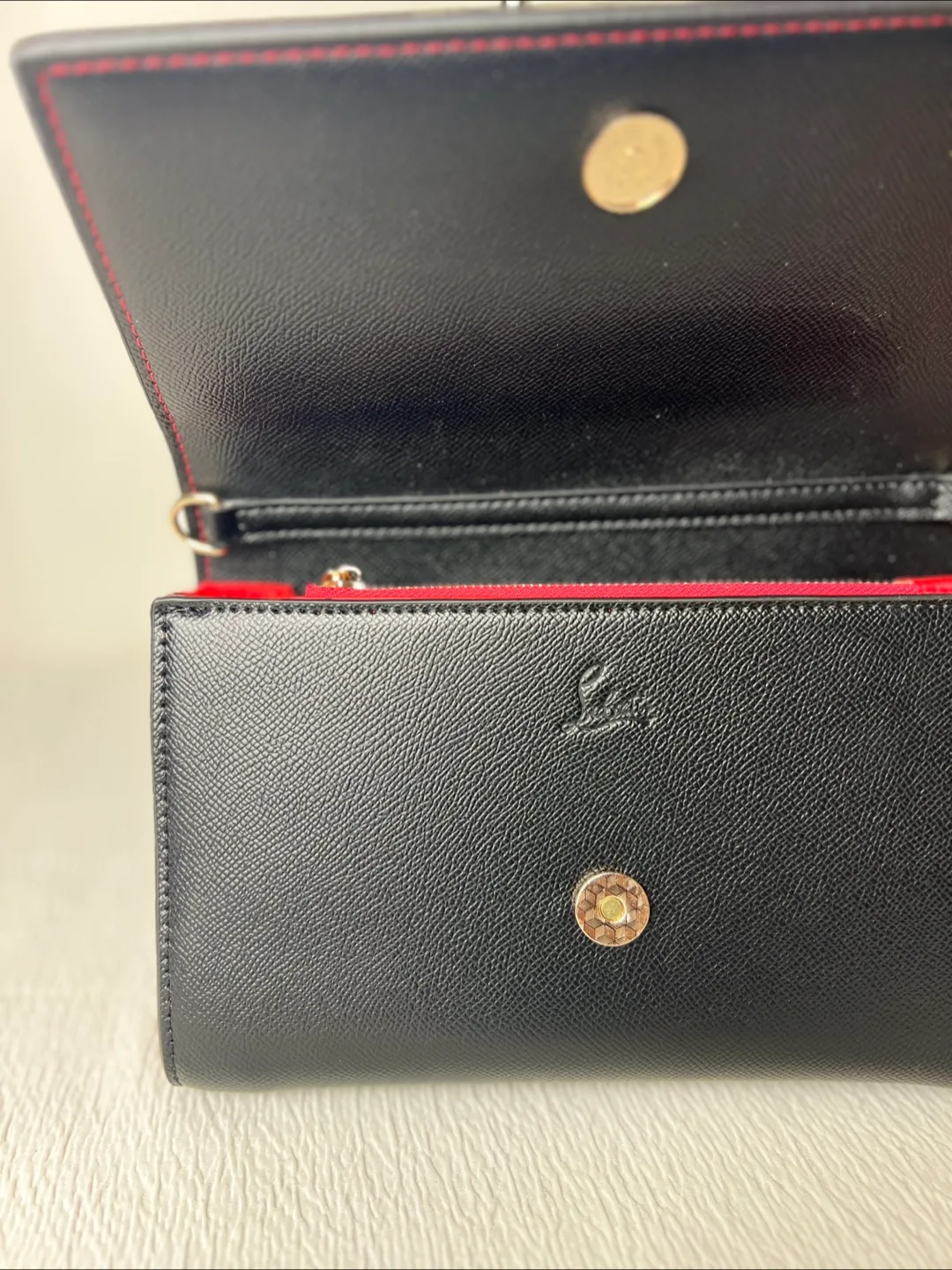 Christian Louboutin Black Studded Crossbody Bag thumbnail