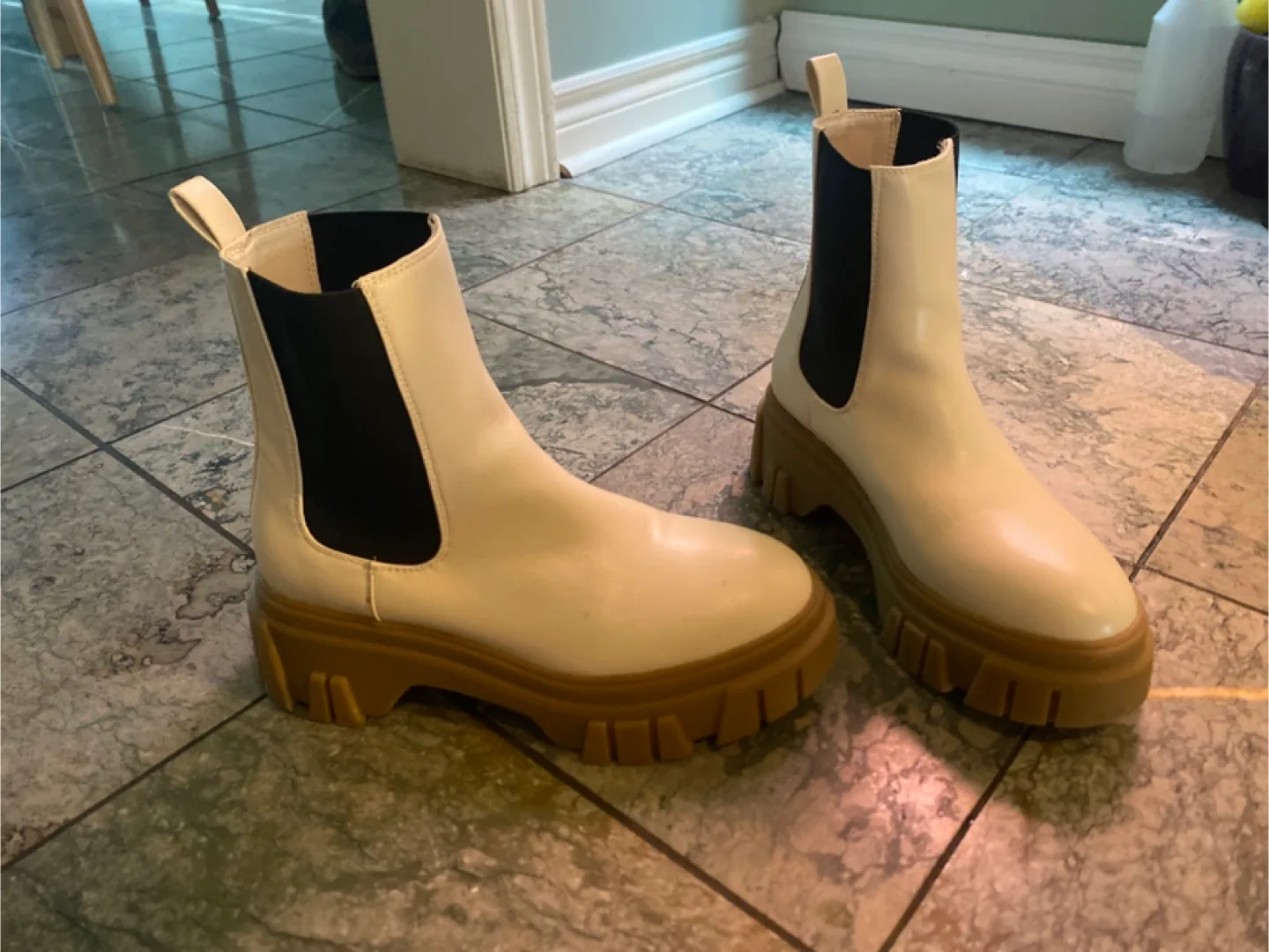Lug Chelsea Booties with Chunky Soles thumbnail