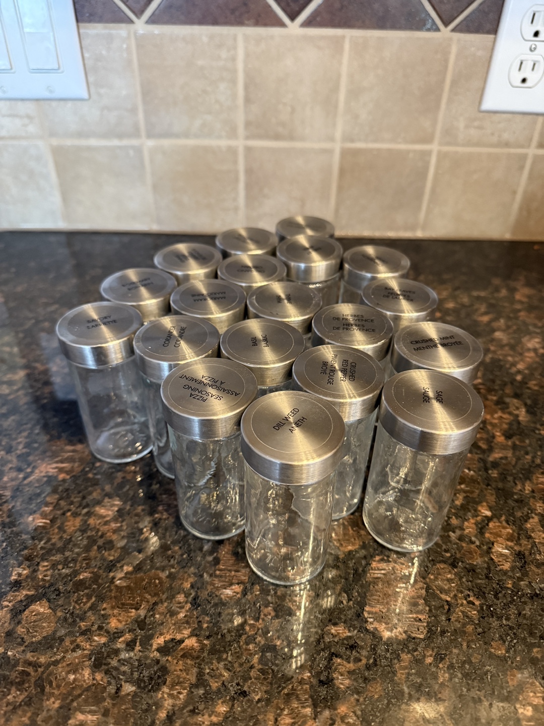 Spice Jars Set