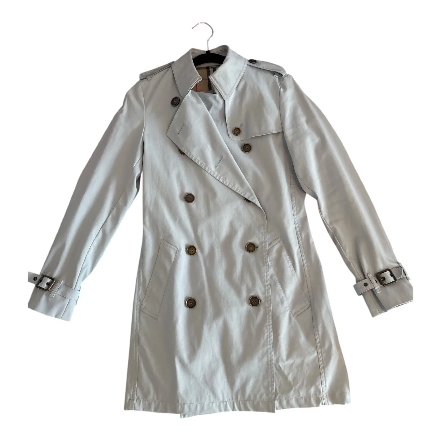 Burberry Trench Coat - Light Blue image indicator(3)