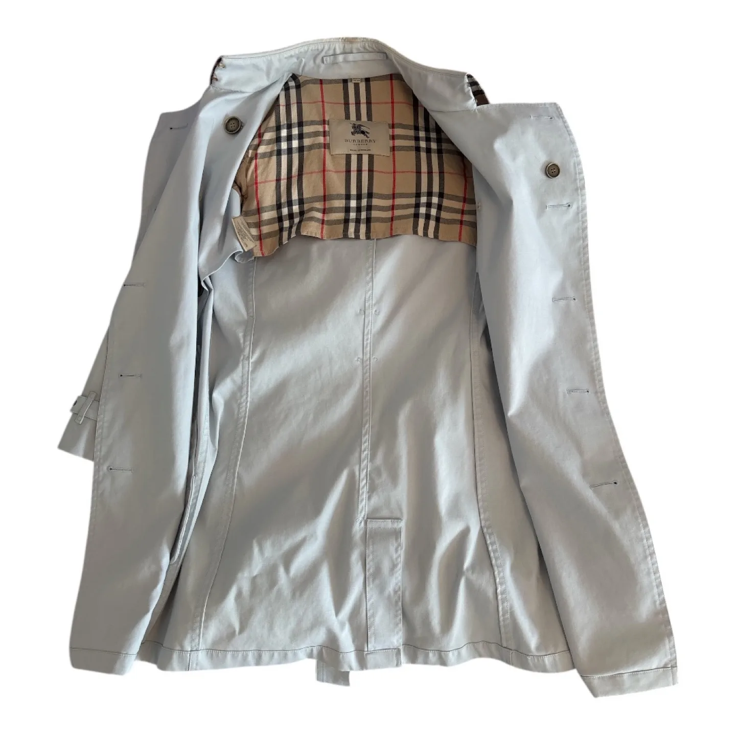 Burberry Trench Coat - Light Blue image indicator(4)