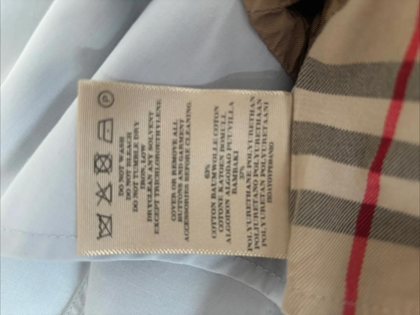 Burberry Trench Coat - Light Blue image indicator(9)