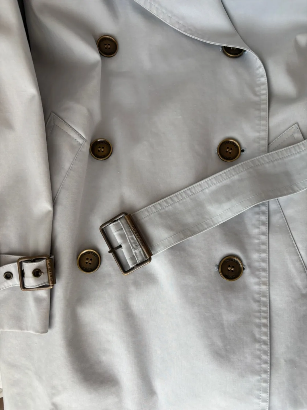 Burberry Trench Coat - Light Blue image indicator(7)