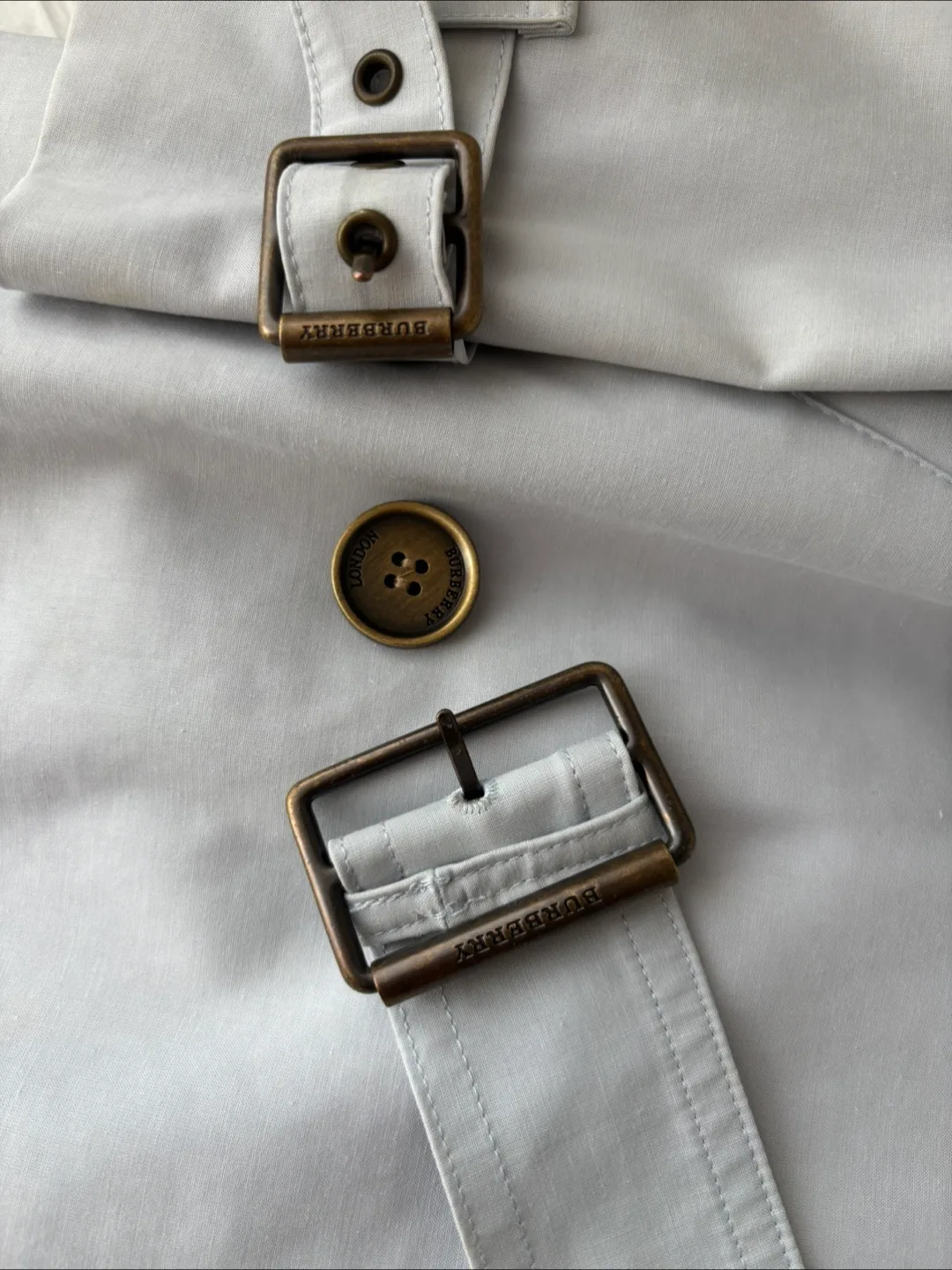 Burberry Trench Coat - Light Blue image indicator(6)